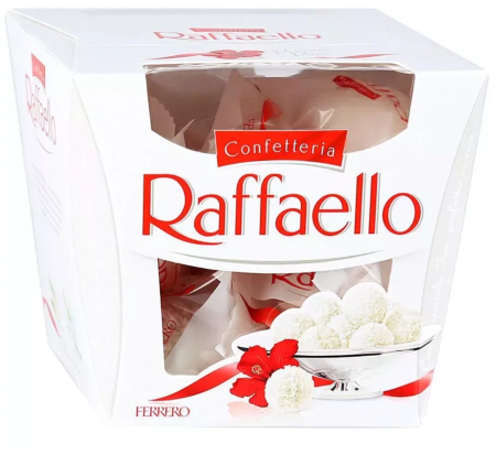 Набор конфет Raffaello миндаль и кокос, 150 г