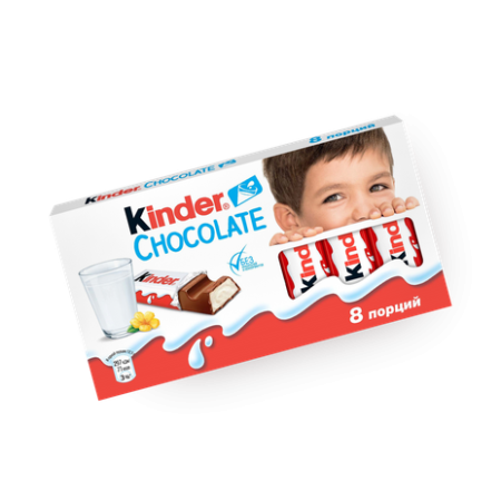 Шоколад Kinder Chocolate с молочной начинкой 100 г